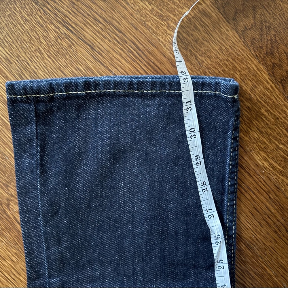 Vintage William Rast Low Rise Straight Dark Denim Jeans Size 28 - Picture 8 of 10